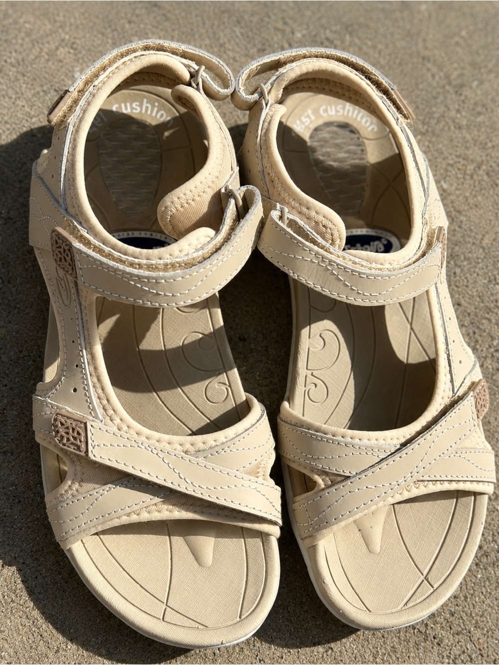 Dr. Scholl's aqunnah comfort gel cushion 8 ankle strap sandals walking shoes sky